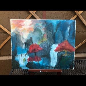 ORIGINAL PAINTING ⭐️ Deep Forest